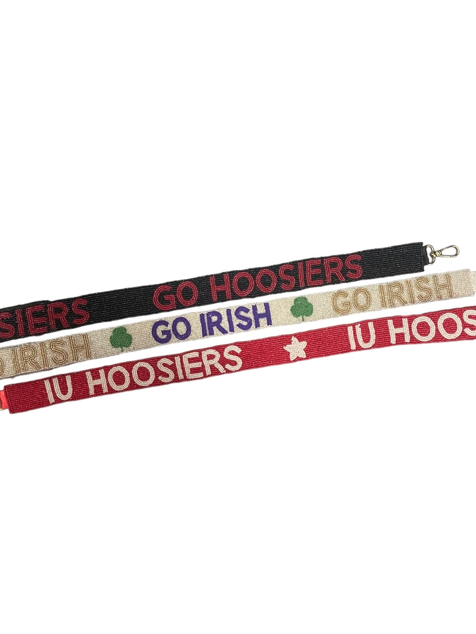 Game Day, Beaded Bag Strap, Clear Bag Strap, Football Strap