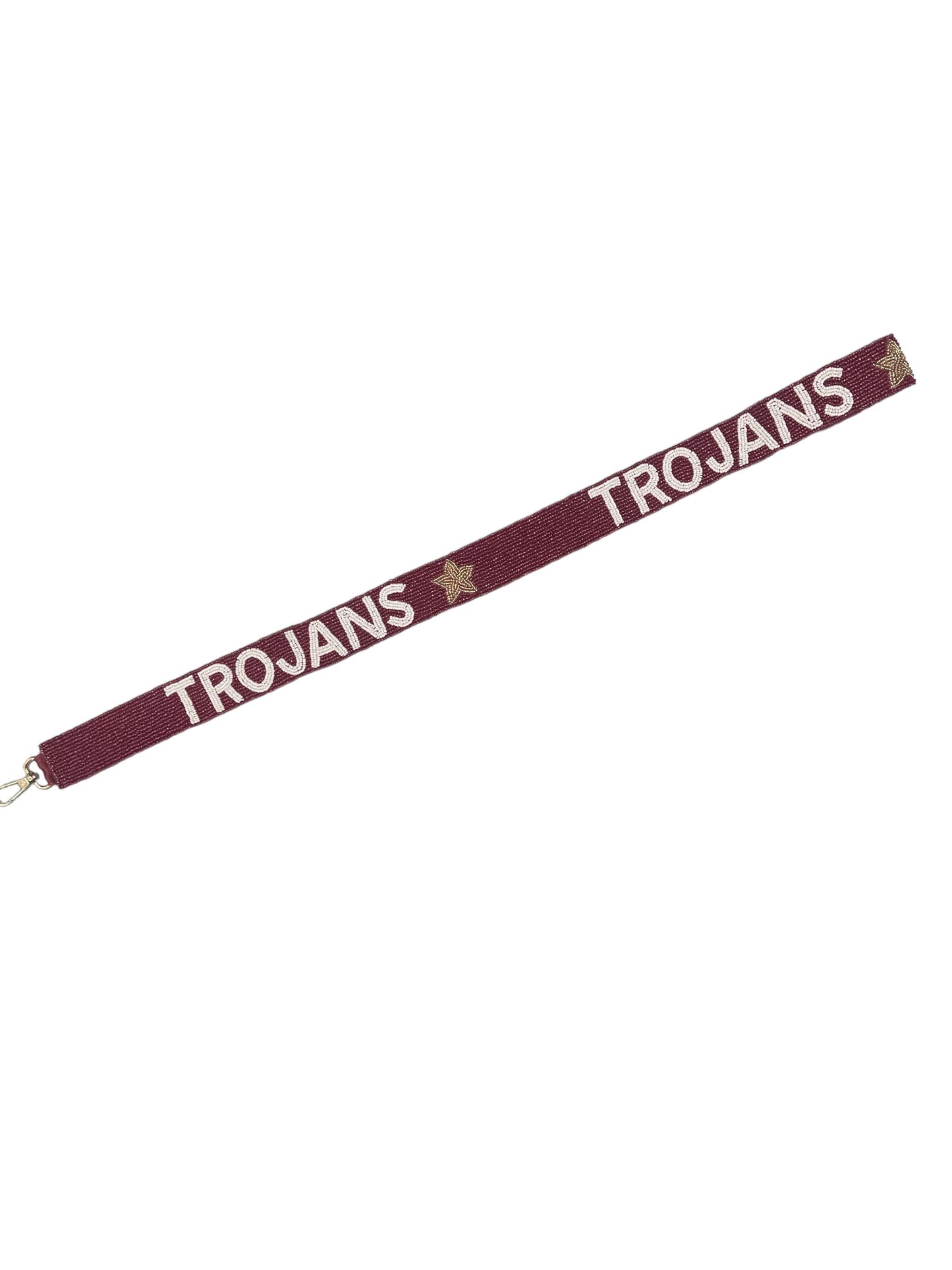 Game Day, Beaded Bag Strap, Clear Bag Strap, Football Strap