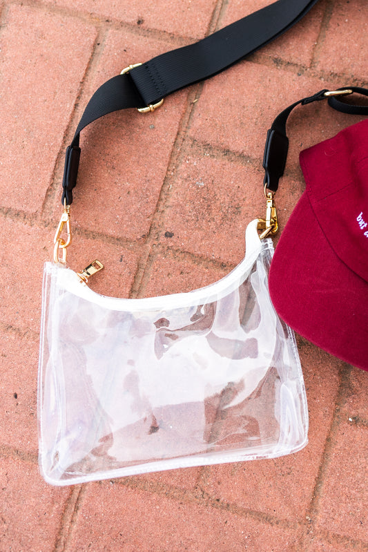 Clear Stadium Bag, Clear Approved Bag, Game Day Bag, Clear Crossbody Bag