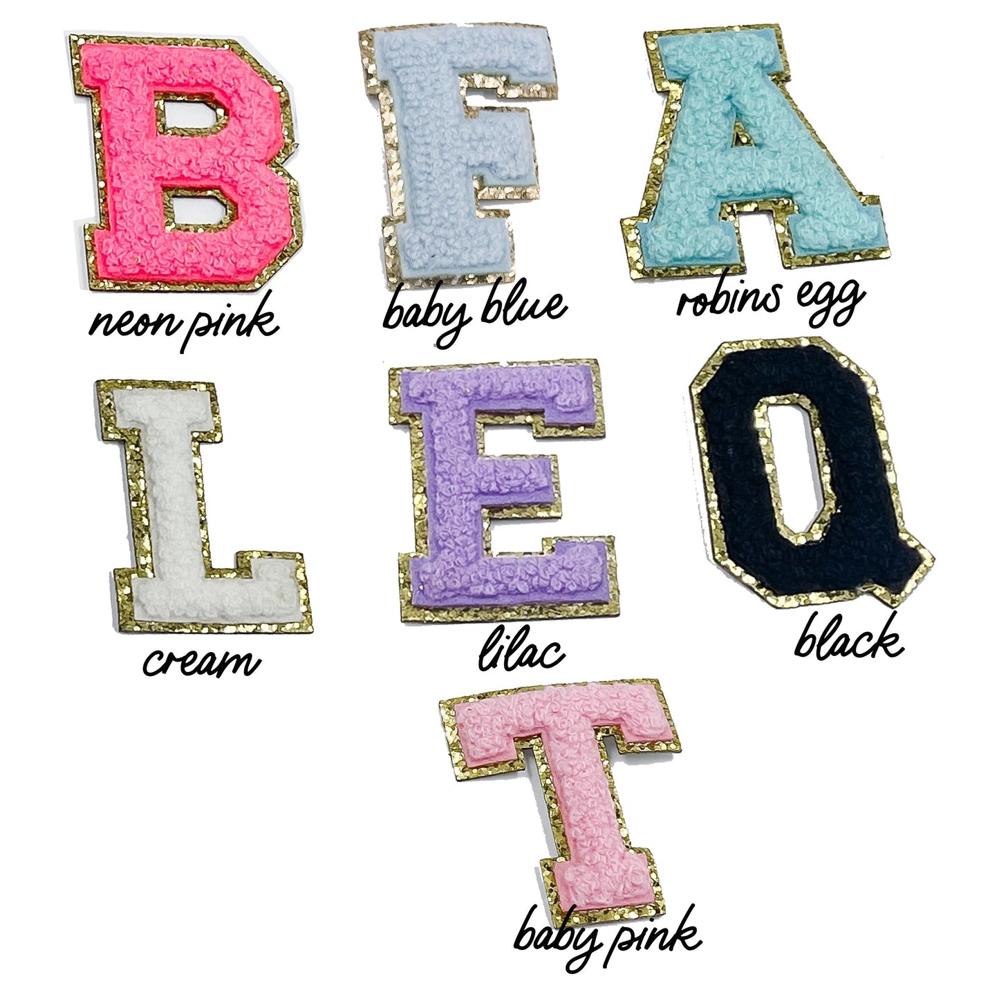 Stadium Bag, Clear Stadium Bag, Clear Concert Purse, Clear Bag with Strap, Varsity Letter Patches, Adhesive Patches