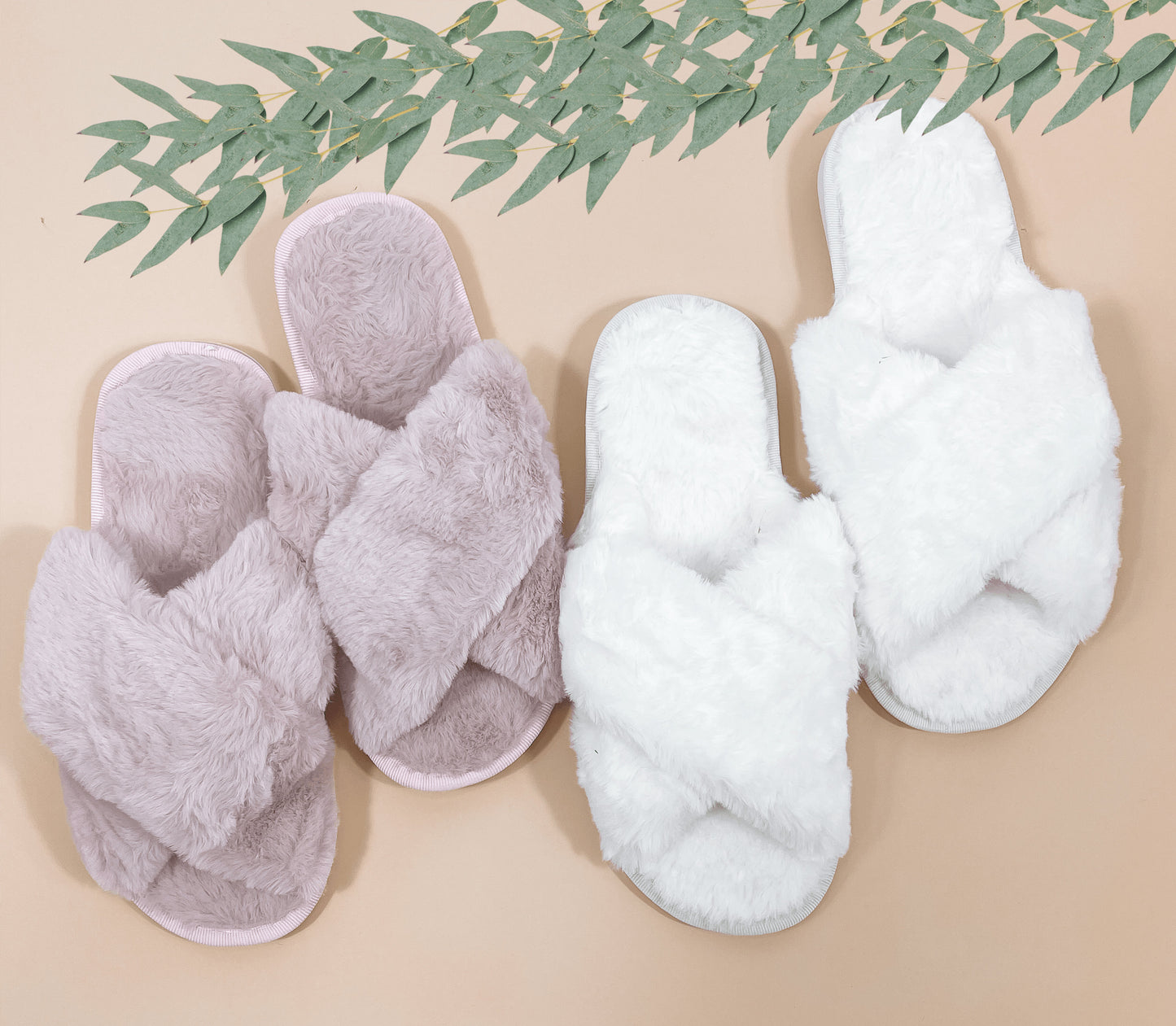 Fluffy Bride Bridesmaid Slippers, Fuzzy Bridal Party Slippers, Bridal Party Gift, Gifts, Personalized, Bridal Slipper, Bridesmaid Gifts