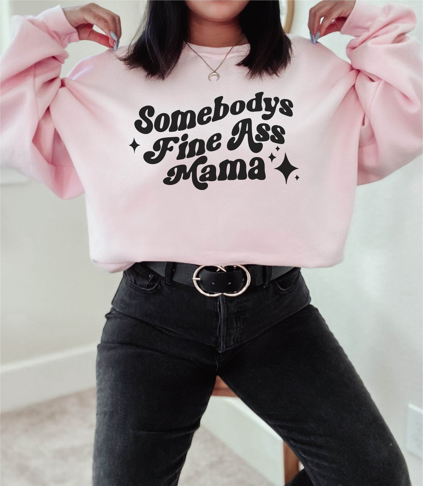 Mama Sweatshirt, Mothers Day Gift, First Mothers Day Gift, Personalized Gift for Mom, Mama Checkered Print, Mama Retro, Retro Mama