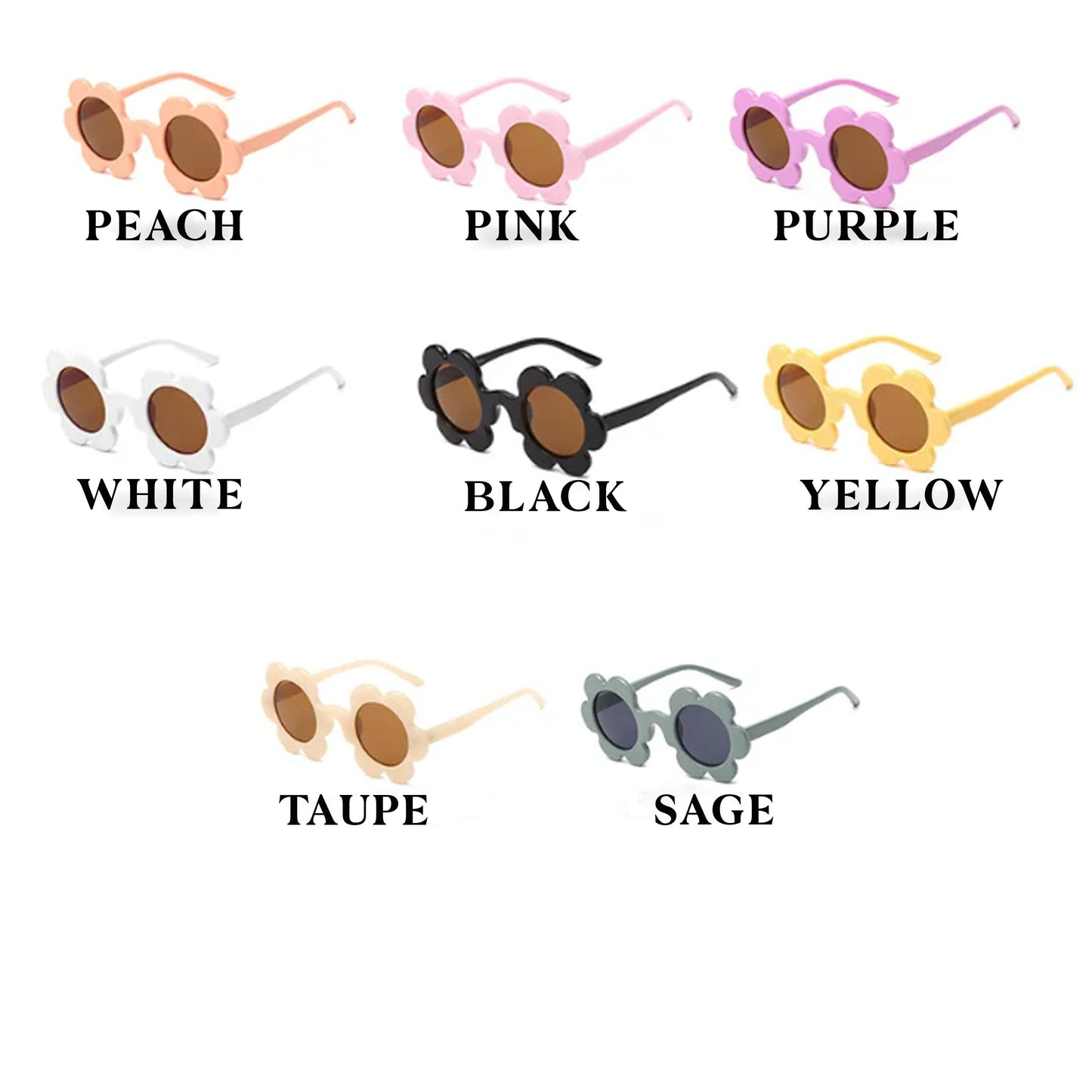 Flower Sunglasses, Flower Girl Sunglasses, Daisy Sunglasses, Retro Kids Sunglasses, Flower Shaped Sunglasses, Flower Girl Gift, Flower Girl